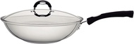 Tramontina Solar Silicone 28cm Wok Pot, 18/10 Stainless Steel/Tri/3/Ply/Induction,