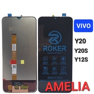 LCD VIVO Y12S / Y20 / Y20S / Y15S FULLSET TOUCHSCREEN BLACK ORIGINAL
