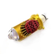Txvso8 1Pcs H4 LED Motorcycle Headlight Mini Projector Lens Spotlight H