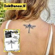 1 Kit "The Ethereal Ink Dragonfly" New Technology Tattoo Sticker, Temporary Tattoo, Semi-Permanent, 