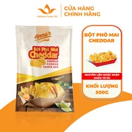 Bột Phô Mai Cheddar Úc túi 500G - Bột phô mai thượng hạng làm bánh sốt nguyên liệu nhập khẩu từ Úc