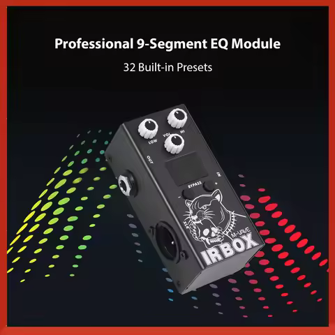 M-VAVE Guitar IR Box Effects Pedal with IR Cab Impulse Response Cabinets Speaker Simulator XLR Outpu