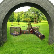 Pet Tunnel Dog Playpen Tunnel Cage House Portable Interactive Play Tent Big Pet Cat Dog Playpen Outd