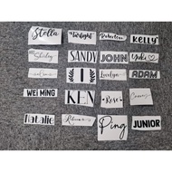 Personalised Name Sticker