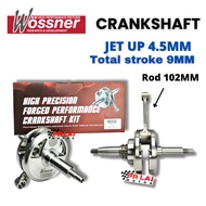 CLEAR STOCKWOSSNER CRANKSHAFT RACING Y15ZR/LC135 5S JET UP 4.5MM ROD 102 Y15 LC YAMAHA