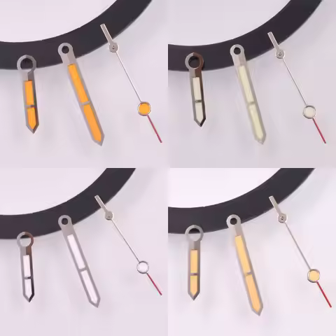 Watch Hands Green Luminous Fit NH35 NH36 ETA2824 2836 PT5000 ST2130 Automatic Movement Accessories