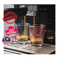 Prochef. 30ml Glass Measuring Cup. Espresso Shot Glass. Kitchen Utensils. Red Font Scale.Cawan Penyu
