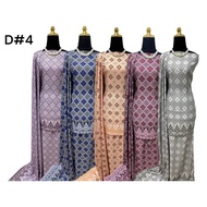 KAIN PASANG SONGKET SB LINE PRINTED KAIN ELA COTTON SILK ITALIAN DULL ROYAL SATIN BAJU KURUNG FABRIC TEXTILE RAATOO