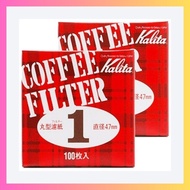 Kalita Round Filter Paper #1 /47mm/ 100pcs for Bialetti Moka Pot / from Korea