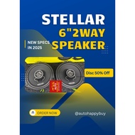 [BEST SOUND ] STELLAR SD-6PP13 6" 2WAY COAXIAL SPEAKER (PERODUA,PROTON,TOYOTA)