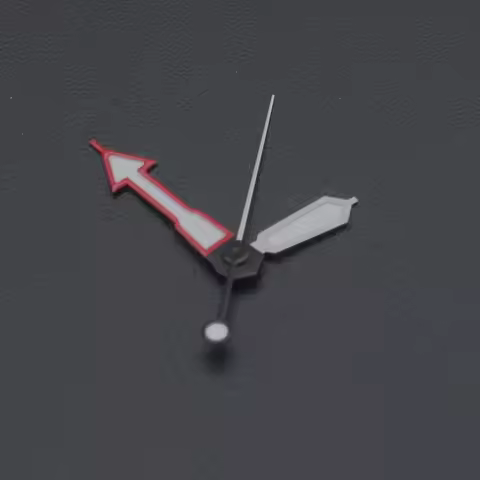 Silver Red Watch hands green luminous hands nh35 hands Fit 7s26 NH36 NH35 4r35 4r36 movement For Sei