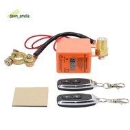 Car Isolator Switch LED Display Car Isolator Switch Smart Voltage Monitoring 2 Remotes Car Remote Co