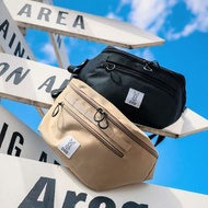 日本 DOD 雜誌附錄 黑卡其色帆布 多功能 斜咩 腰包