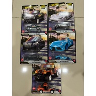Hot Wheels Boulevard Jeepster Commando  Toyota Alphard GR Supra Datsun King Cab Baja Koenigsegg CC85