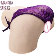 MANRITA Medical grade material 3D masturbation sex doll semi-realistic vaginal anal sex double channel inflatable doll sex sex adult products male masturbation cup adult masturbation sex doll