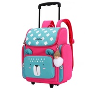 Trolley Bag Boys Trolley Bag School Bag Push Bag Newest Character