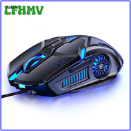 LFHMV เกม MIS Bedraad Mute Muis Gamer Muizen 6 Knop Lichevende Usb คอมพิวเตอร์ Muis Voor คอมพิวเตอร์