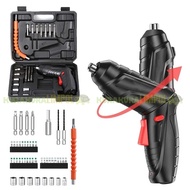 MESIN 47pcs Cordless Drill Machine Set Battery Electric Screwdriver 4.2V