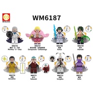 One piece Mini Building Blocks toys for kids children gift bricks Minifigures Ornaments WM6187
