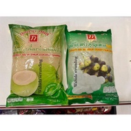 KELAPA JELLY DALAM SIRA DAN BUAH TAR PACK 1 KG JELLY DRINK