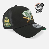 Oakland Athletics Midnight Legends 9FORTY Black A-frame Trucker