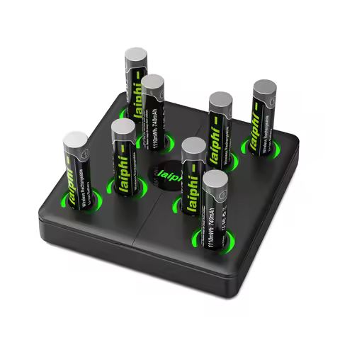 laiphi Rechargeable 1.5V lithium AA 3000mWh Battery with Charger, Battery Charger for AAA 1.5V Lithi