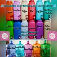 ♞COLORED Gallon Container 20Liters/5Gallon Size /Mineral Water Container/Gallon -NEW COLORS