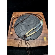 Tibetan Flexible Craft Knitted Pendant Dzi Rope Necklace 50-70cm 3mm J222