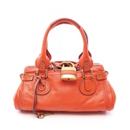 【สินค้ามือสอง】 โคลอี Chloe กระเป๋าถือ Paddington สีส้ม หนัง Paddington Medium สำหรับสตรี Used B
