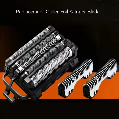ABMK For Panasonic ARC5 5-Blade Shaver Replacement Outer Foil And Inner Blade Set- WES9032P For ES-L