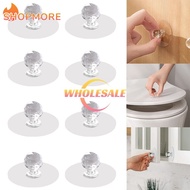 [Wholesale Price] Modern Diamond Shape Plastic Cabinet Pull Handle Transparent Self-adhesive Kitchen Cupboard Drawer Handle Auxiliary Tools