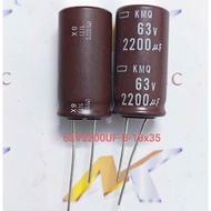 Genuine BACK KING KONG capacitor 63V 2200UF 2200UF63V 18x35mm 100% new (piece)