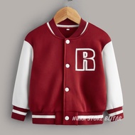 Children'S Varsity Baseball Jacket Boys Girls Men Women Adults XS S M L XL Custom Jumbo Size Age 1 2