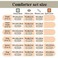 CozyLuxe 100% Combed Cotton Bedsheet Set - 900TC Comfortable Cotton 2025 New Design Modern Print Syt