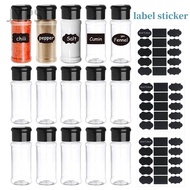 100ml Seasoning Bottle with Label Sticker / Kitchen Gadget Tool / Portable Camping BBQ Condiment Bot