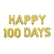[SG READY STOCK] - Happy 100 Days Balloon / Happy 100 Days Banner