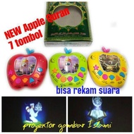 TOMBOL QURAN APPLE LEARNING 7 FREE BUBBLE WRAP APPLE MECHINE QURAN CHILDREN'S TOY MUSLIM BUTTON 6,7