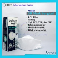 Masker Bedah Softies / Masker 3D / 3D Mask Surgical / Masker Medis Per