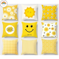 RD <COD>Yellow Cushion cover70x70,60x60.50x50.45x45.40×40.Decoration bolster Pillow case for home so