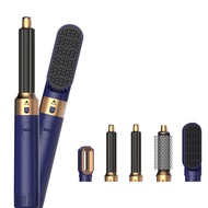 มัลติฟังก์ชั่น 5 in 1 Hot Air เครื่องเป่าผมแปรงStraightener & Curler แบบพกพา Ionic Styler สําหรับ Ho