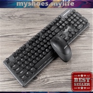 MY SHOES MY LIFE .̷ ̷ XINMENG N520 Wireless Keyboard Set Combo with Waterproof Wireless Mouse