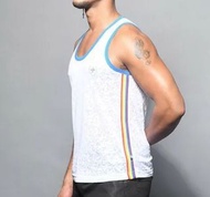 [全新-M碼] Andrew Christian Pride Burnout Tank Top 健身 背心 男 exercise Vest Men