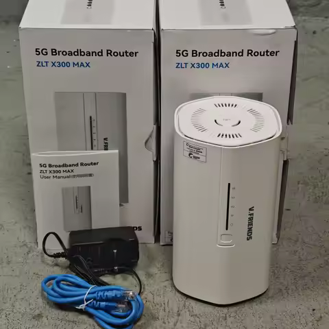 TOZED ZLT X300 MAX 5G CPE Router WiFi 7 BE19000 5GE+2.5GE Network Interface 6GHz 5G LTE Wireless Mod