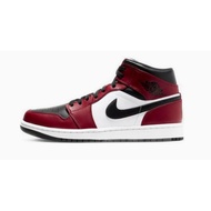 Nike Air Jordan 1 Mid Chicago Black Toe Red 554724 554725 069 GS 4Y-7Y Men 8.5