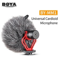 BOYA BY-MM1 Video On-Camera Recording Microphone Shotgun Mic for Zhiyun Smooth 4 DJI Feiyu OSMO DSLR
