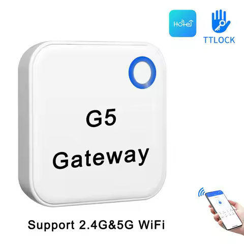 TTLock Or TTHotel APP G5 WiFi Gateway Support 2.4G&5G WiFi