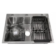 Kitchen Sink S/S 60 x 45 cm Stainless Steel BCP 6045 - Dishwasher