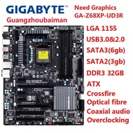 Gigabyte GA-Z68XP-UD3R Motherboard LGA 1155 Mainboard Z68 Mainboard LGA 1155 Desktop Motherboard i3 i5 i7 DDR3 32G