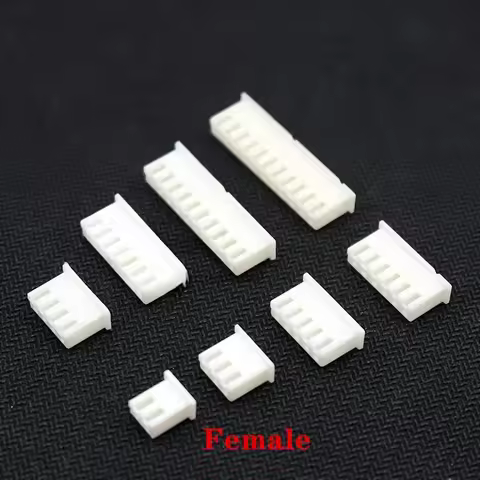 50Pcs JST XH2.54 2/3/4/5 Pin Terminals Plastic Shell Male Plug + Female Socket Wire Connector XH 2.5
