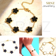 5 PETALS AS BRACELET COSTUME JEWELLERY & ACCESSORIES titanium stainless steel gelang tangan